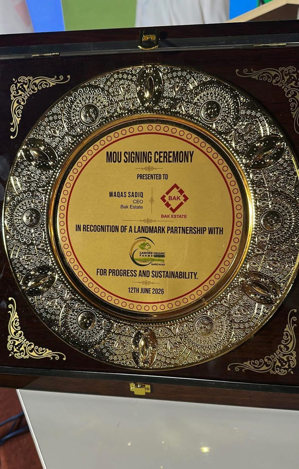 MOU Signing Ceremony Lahore Organic Farms phase II - gallery image