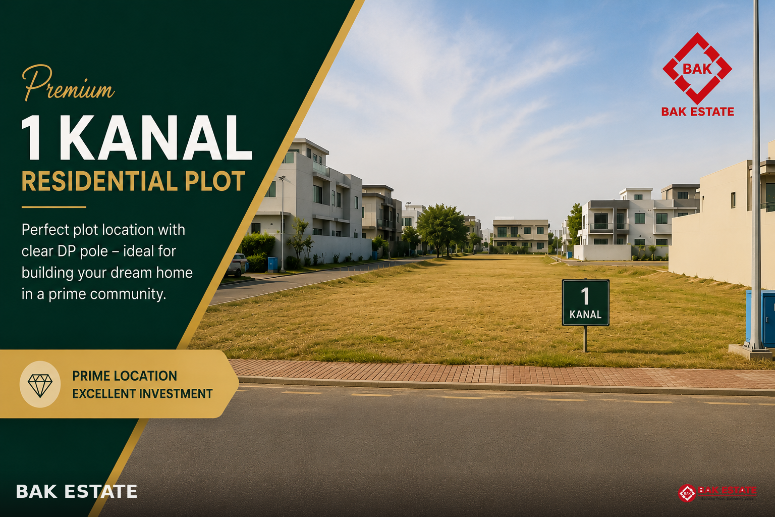 1 Kanal Residential Plot No.169 in E Block DHA Phase 9 prism