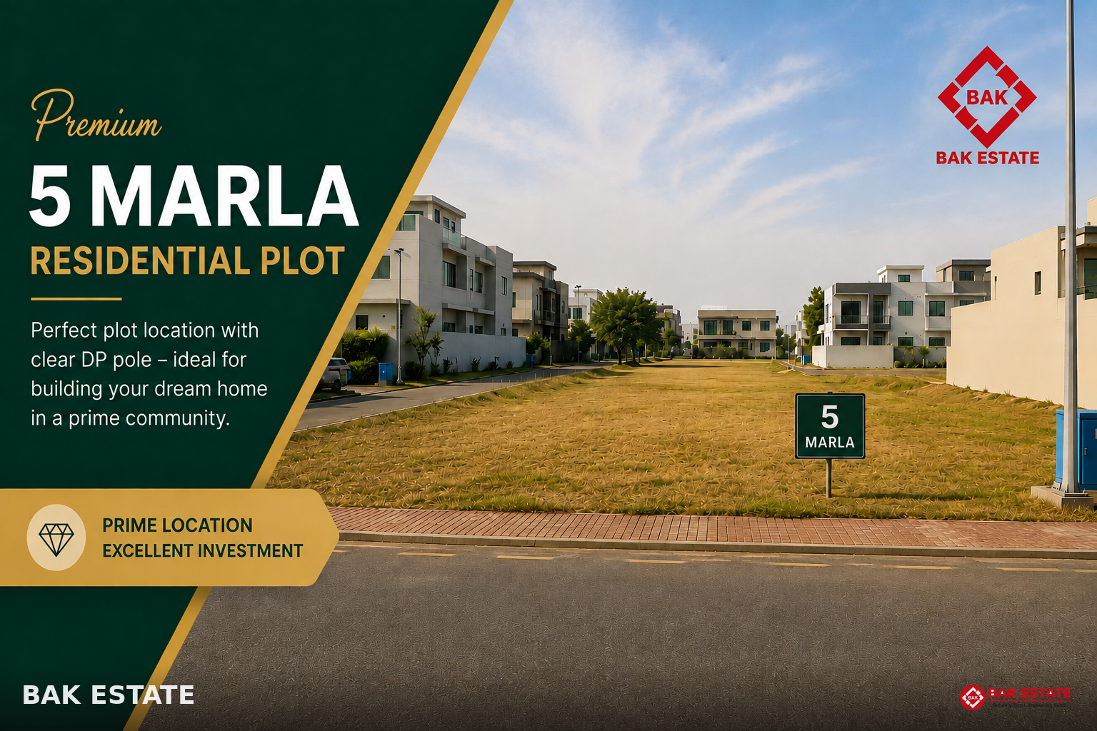 5 Marla Residential Plot No.934 in J Block DHA Phase 9 Prism